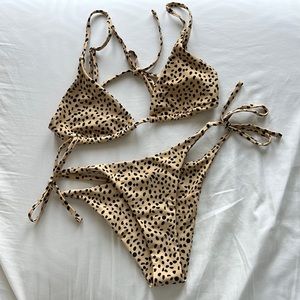 Zaful Cheetah Print Bikini size Medium - Never Worn